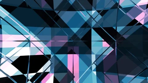 Abstract blue,pink geometric background.Polygonal backdrop Video stock 260557994