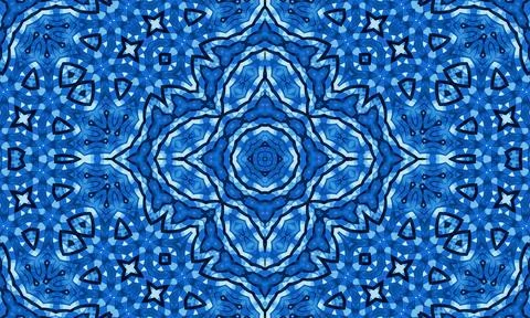 Abstract bluer pattern イラスト素材