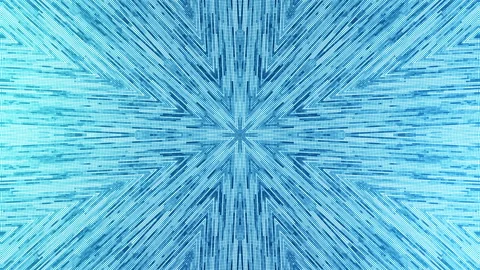 Abstract bluish blue star shaped pattern background. Abstract line dot connects Stock Footage 267009669