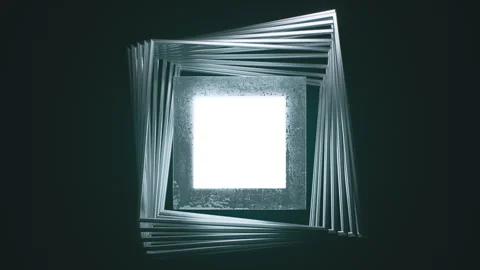 Abstract Bluish Glass Stock-Footage 263922429