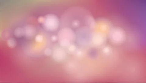 Abstract blur background. Splash lights and bubbles pattern Stock Illustration