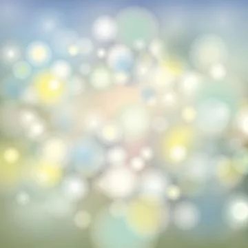 Abstract blur background. Splash lights and bubbles pattern Illustrazione stock