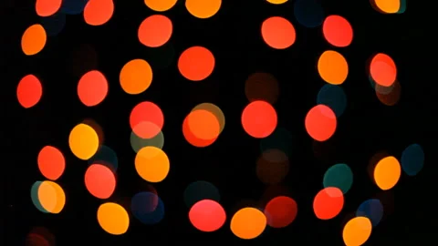 Abstract Blur With Blinking Bokeh Bright Party Lights.  Video stock 99614221