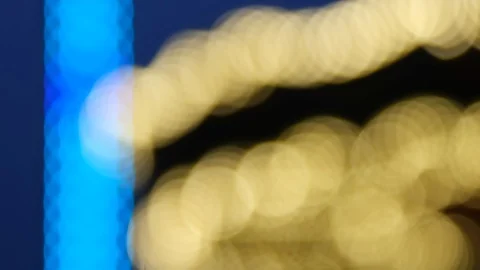 Abstract blur With Blinking Bokeh bright party lights.  Abstract Glitter.  Gl Vídeo Stock 123510816