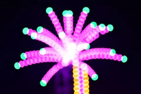 Abstract blur bokeh light background. Stock Photos