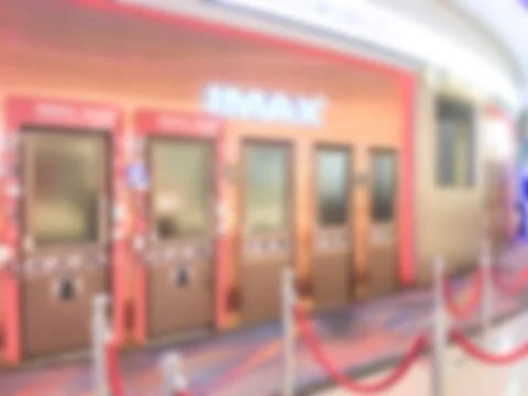 Abstract blur cinema Stock Photos
