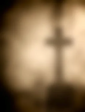 Abstract blur Cross bokeh background Stock Photos