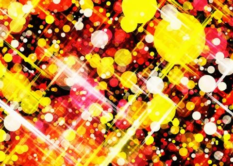 Abstract blur dreamy bubbles background Stock Illustration