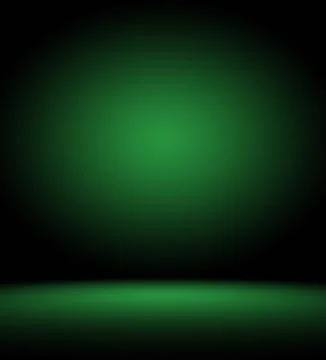 Abstract blur empty Green gradient Studio well use as background,website Stock Illustration