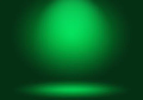Abstract blur empty Green gradient Studio well use as background,website Stock Illustration