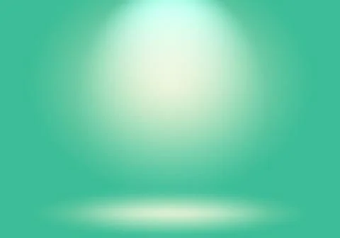 Abstract blur empty Green gradient Studio well use as background,website Stock Illustration