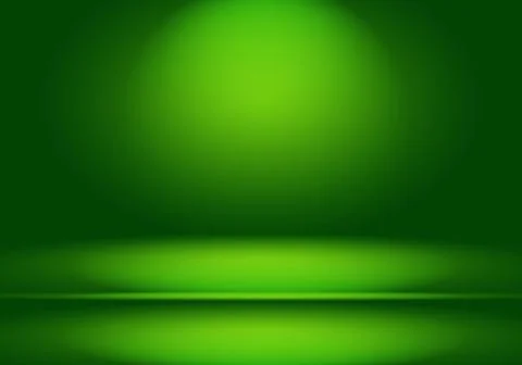 Abstract blur empty Green gradient Studio well use as background,website Stock Illustration