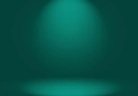 Abstract blur empty Green gradient Studio well use as background,website Stock Illustration