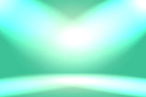 Abstract blur empty Green gradient Studio well use as background,website Stock Illustration