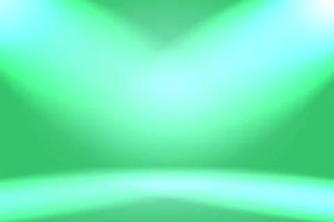 Abstract blur empty Green gradient Studio well use as background,website Stock Illustration