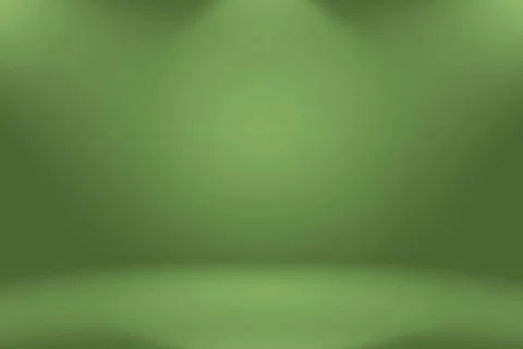 Abstract blur empty Green gradient Studio well use as background,website Stock Illustration