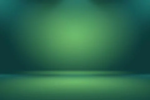 Abstract blur empty Green gradient Studio well use as background,website Stock Illustration