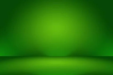 Abstract blur empty Green gradient Studio well use as background,website Stock Illustration