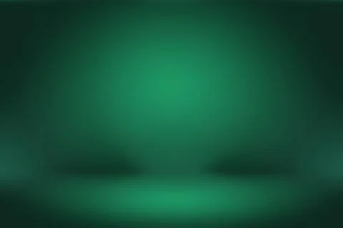 Abstract blur empty Green gradient Studio well use as background,website Stock Illustration