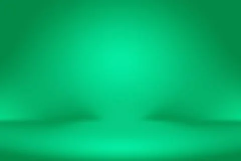 Abstract blur empty Green gradient Studio well use as background,website Stock Illustration