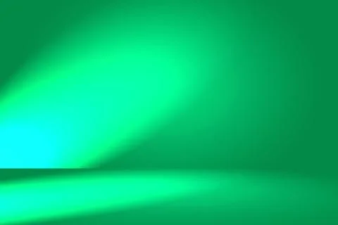 Abstract blur empty Green gradient Studio well use as background,website Stock Illustration