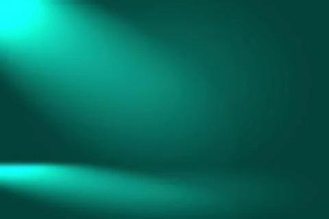 Abstract blur empty Green gradient Studio well use as background,website Stock Illustration