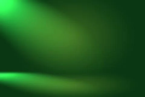 Abstract blur empty Green gradient Studio well use as background,website Stock Illustration