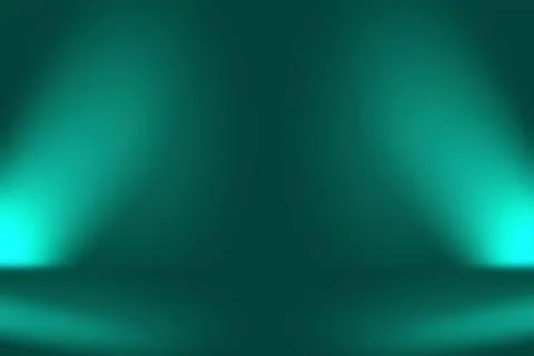 Abstract blur empty Green gradient Studio well use as background,website Stock Illustration