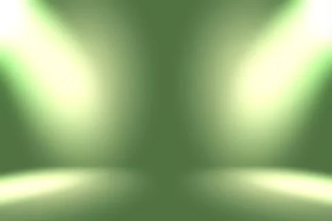 Abstract blur empty Green gradient Studio well use as background,website Stock Illustration
