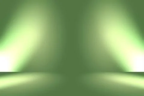 Abstract blur empty Green gradient Studio well use as background,website Stock Illustration