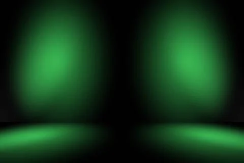 Abstract blur empty Green gradient Studio well use as background,website Stock Illustration