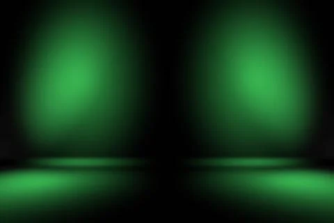 Abstract blur empty Green gradient Studio well use as background,website Stock Illustration