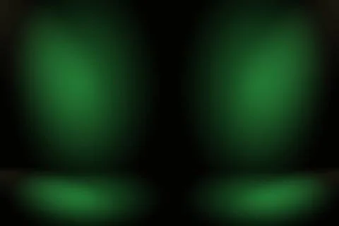 Abstract blur empty Green gradient Studio well use as background,website Stock Illustration