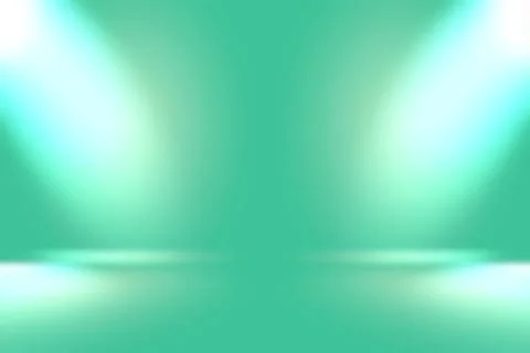 Abstract blur empty Green gradient Studio well use as background,website Stock Illustration