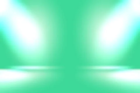Abstract blur empty Green gradient Studio well use as background,website Stock Illustration