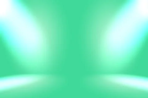 Abstract blur empty Green gradient Studio well use as background,website Stock Illustration
