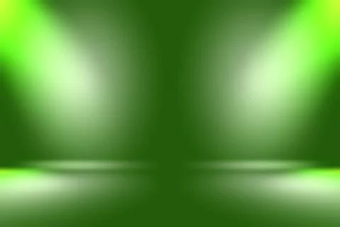 Abstract blur empty Green gradient Studio well use as background,website Stock Illustration