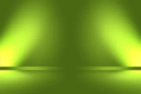 Abstract blur empty Green gradient Studio well use as background,website Stockillustratie