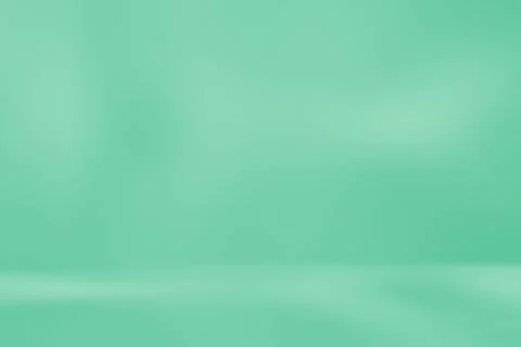 Abstract blur empty Green gradient Studio well use as background,website Stock Illustration