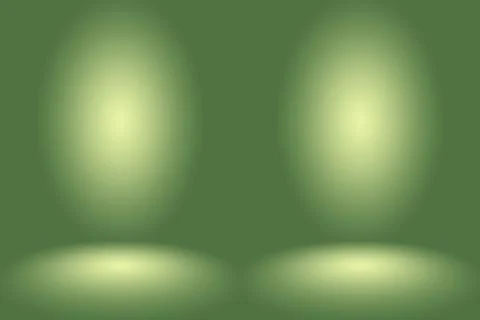 Abstract blur empty Green gradient Studio well use as background,website Stock Illustration