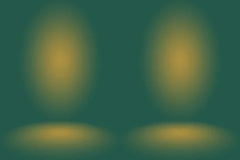 Abstract blur empty Green gradient Studio well use as background,website Stock Illustration