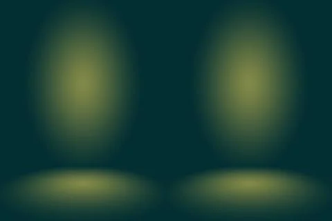 Abstract blur empty Green gradient Studio well use as background,website Stock Illustration