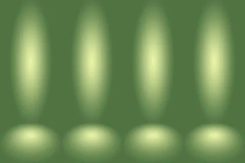 Abstract blur empty Green gradient Studio well use as background,website Stock Illustration