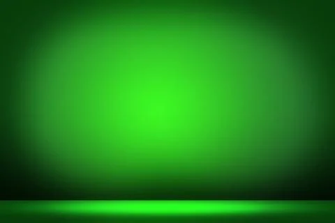 Abstract blur empty Green gradient Studio well use as background Stock Illustration
