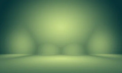 Abstract blur empty Green gradient Studio well use as background,website Stock Illustration
