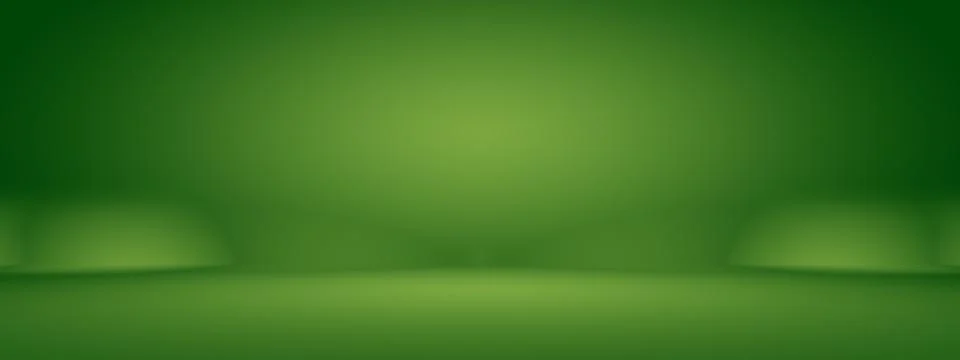 Abstract blur empty Green gradient Studio well use as background,website Stock Illustration