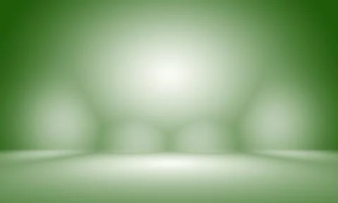 Abstract blur empty Green gradient Studio well use as background,website Stock Illustration