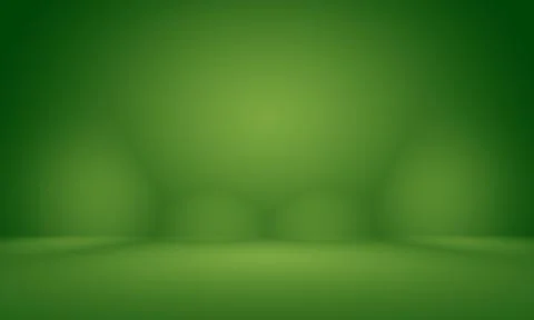 Abstract blur empty Green gradient Studio well use as background,website Stock Illustration