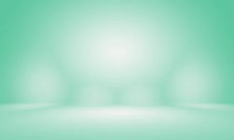 Abstract blur empty Green gradient Studio well use as background,website Stock Illustration