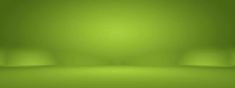 Abstract blur empty Green gradient Studio well use as background,website Stock Illustration